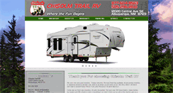 Desktop Screenshot of chisolmtrailrv.com